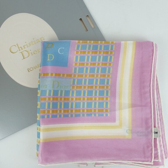 Authentic Christian Dior scarf silk [Used] - Picture 1 of 10